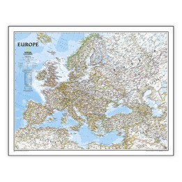 National Geographic Europe Classic Map, Laminated