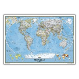 National Geographic World Classic Map, Mural