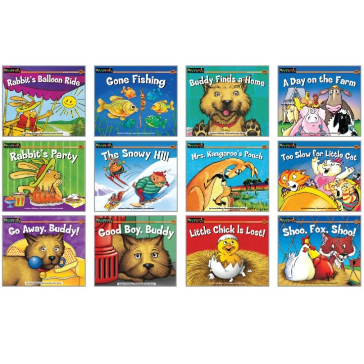 Newmark Learning Rising Readers Leveled Book, Fiction Set, Set of 12