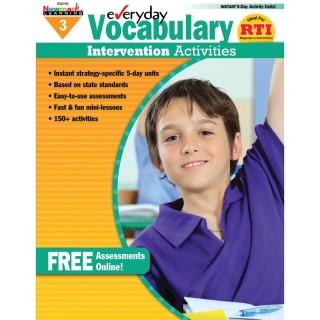 Newmark Learning Everyday Intervention Activities for Vocabulary, Grade 3