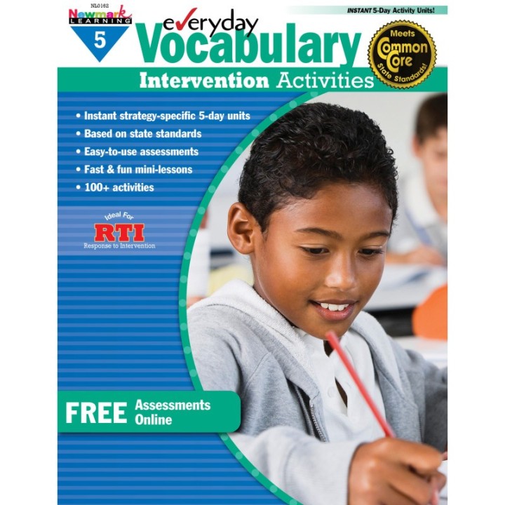 Newmark Learning Everyday Intervention Activities for Vocabulary, Grade 5