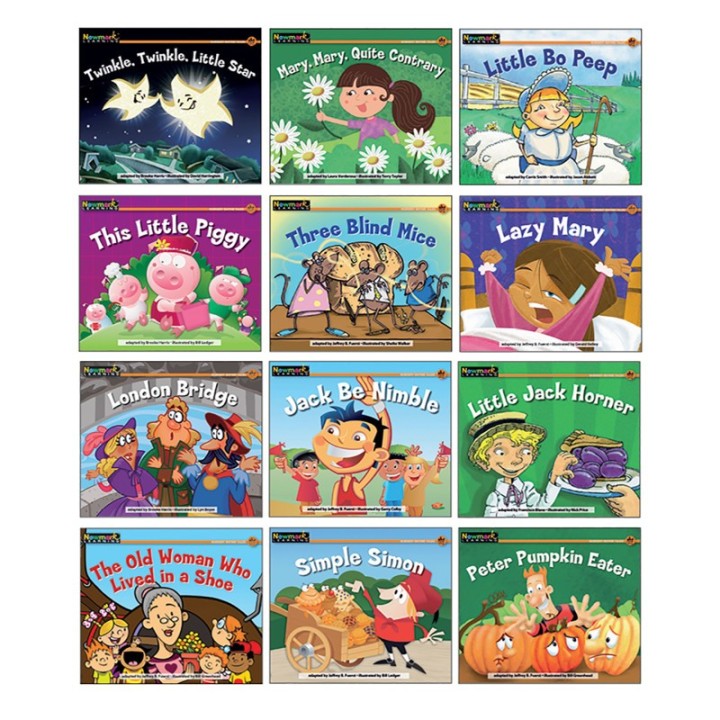 Newmark Learning Rising Readers Leveled Books: Nursery Rhyme Tales Set 2, English