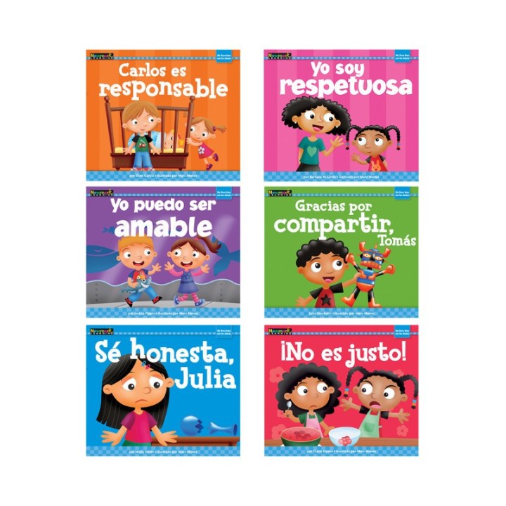 Newmark Learning MySELF Readers: I Get Along with Others, Small Book, Spanish, Set of 6