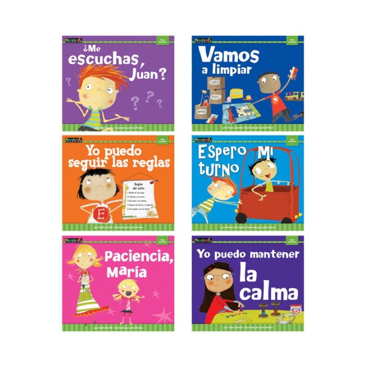 Newmark Learning MySELF Readers: I Am in Control of Myself, Small Book, Spanish, Set of 6