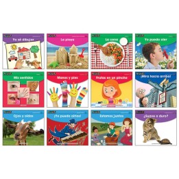 Newmark Learning Early Rising Readers My Five Senses Theme Set, Spanish
