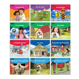 Newmark Learning Early Rising Readers My Neighborhood Theme Set, Spanish