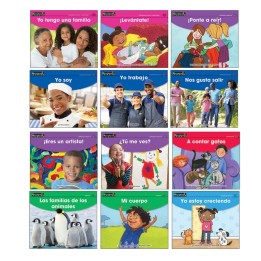 Newmark Learning Early Rising Readers MySelf and My Family Theme Set, Spanish