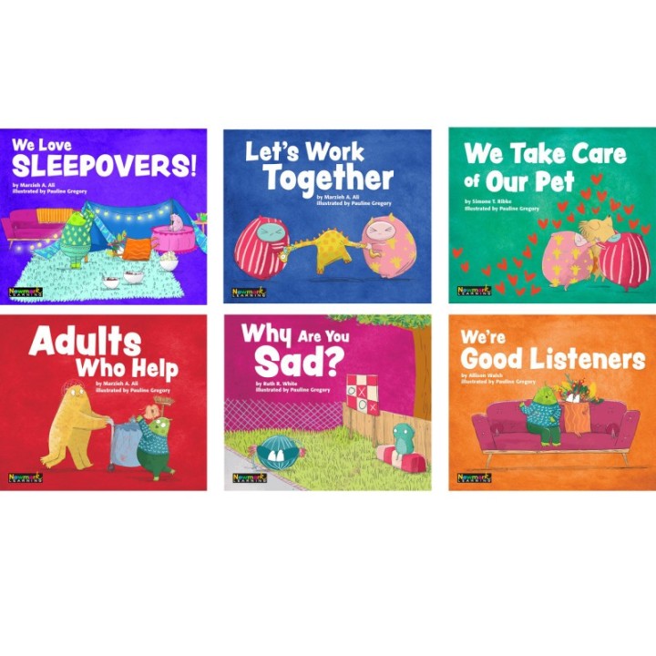 Newmark Learning MySELF Readers: I Build Positive Relationships, Small Book 6pack, English