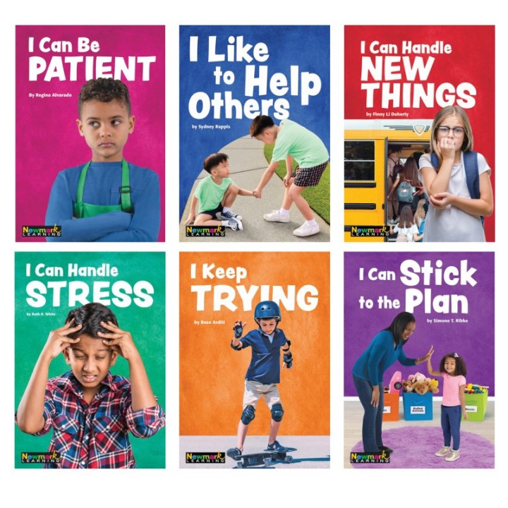 Newmark Learning MySELF Readers: I Can Manage Myself and Set Goals, Small Book 6pack, English
