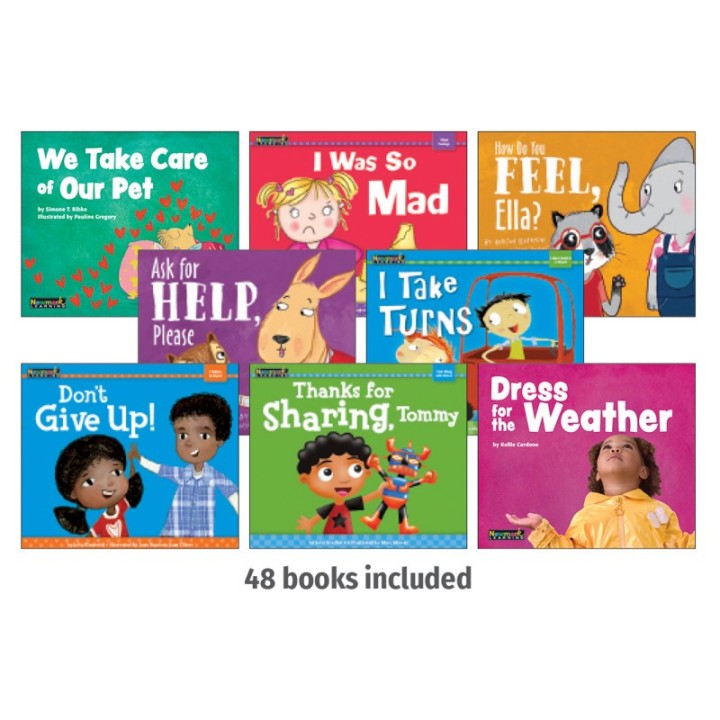 Newmark Learning MySELF Complete Single-Copy Small Book, Set of 48 Titles, Grades PK-1