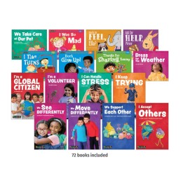 Newmark Learning MySELF Complete Single-Copy Small Book, Set of 72 Titles, Grades PK-2