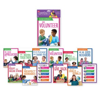 Newmark Learning We Are a Community Classroom Poster Sets, Grades 1–2