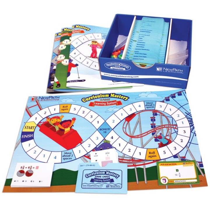 NewPath Learning Grade 5 Math Curriculum Mastery® Game - Class-Pack Edition