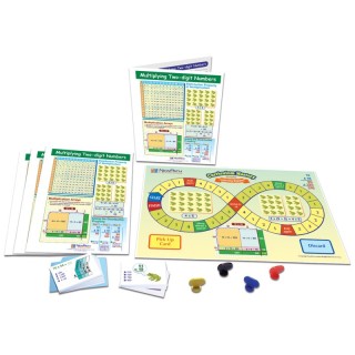 NewPath Learning Multiplying Two-Digit Numbers Learning Center, Grade 3-5