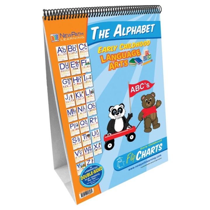 NewPath Learning The Alphabet Curriculum Mastery® Flip Chart Set - Early Childhood