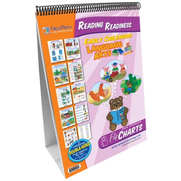 NewPath Learning English Language Arts Flip Chart, Reading Readiness