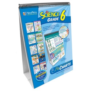 NewPath Learning Science Skills Curriculum Mastery® Flip Chart, Grade 6