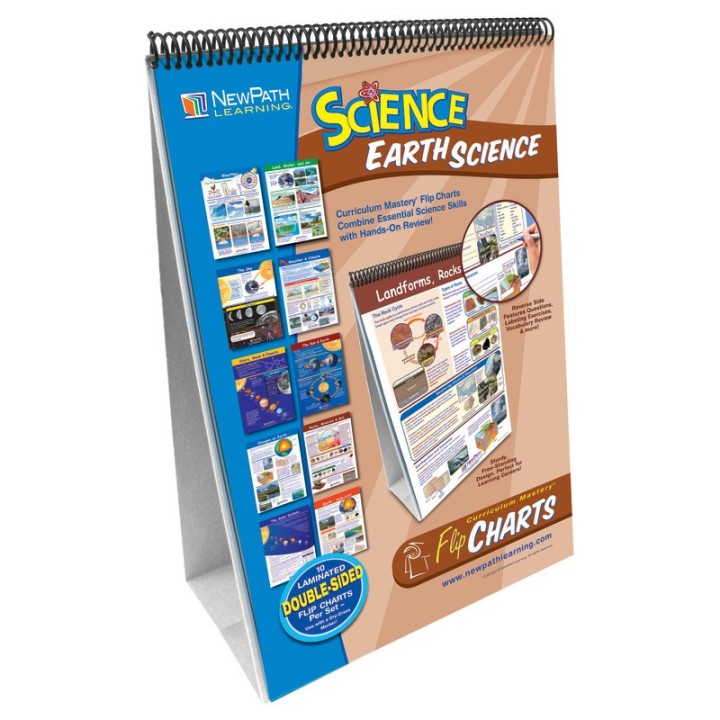 NewPath Learning Earth Science Curriculum Mastery® Flip Chart, 10 Pages