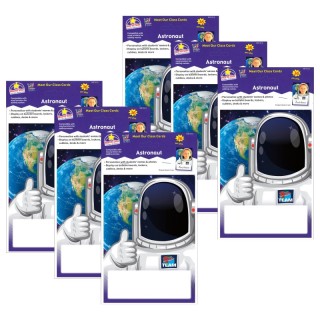 North Star Teacher Resources Launch Into Learning Astronaut Meet Our Class Cards, 36 Per Pack, 6 Packs