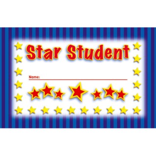 North Star Teacher Resources Star Student Punch Cards, Pack of 36