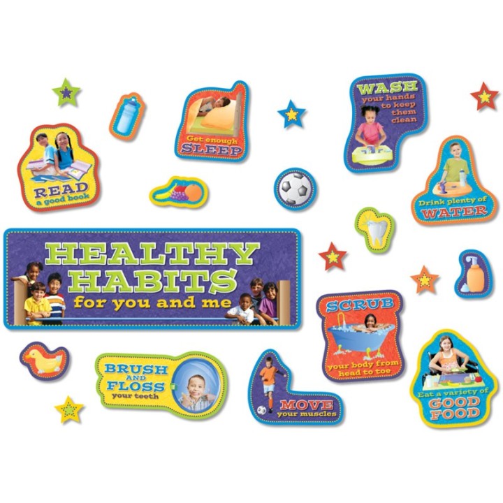 North Star Teacher Resources Healthy Habits Bulletin Board Set