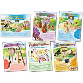North Star Teacher Resources Musical Instruments Bulletin Board Set