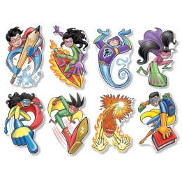 North Star Teacher Resources Superheroes Bulletin Board Set