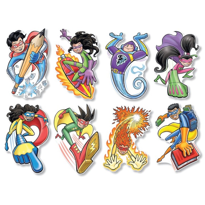 North Star Teacher Resources Superheroes Bulletin Board Set