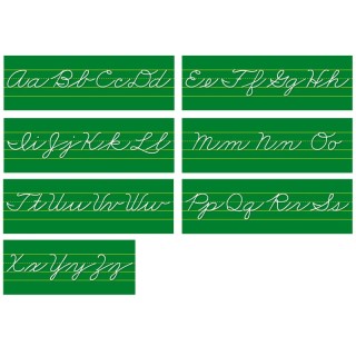 North Star Teacher Resources Traditional Cursive Alphabet Lines Bulletin Board Set