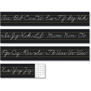 North Star Teacher Resources Alphabet Lines Black Traditional Cursive