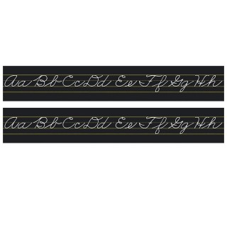 North Star Teacher Resources Alphabet Lines Black Traditional Cursive, Pack of 2