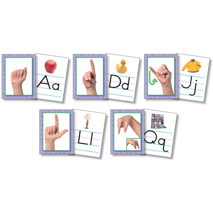North Star Teacher Resources American Sign Language Card, Pack of 26