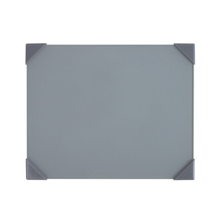 New Wave Art Posh Table Top Palette, Glass, Grey, 6.75x8.4 in
