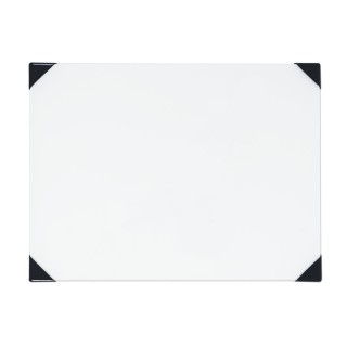 New Wave Art Posh Table Top Palette, Glass, White, 9x12 in