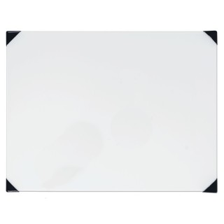 New Wave Art Posh Table Top Palette, Glass, White, 12x16 in