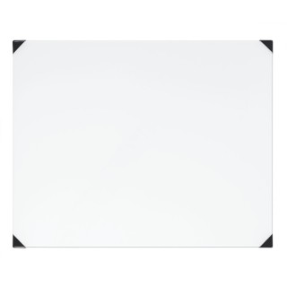 New Wave Art Posh Table Top Palette, Glass, White, 16x20 in