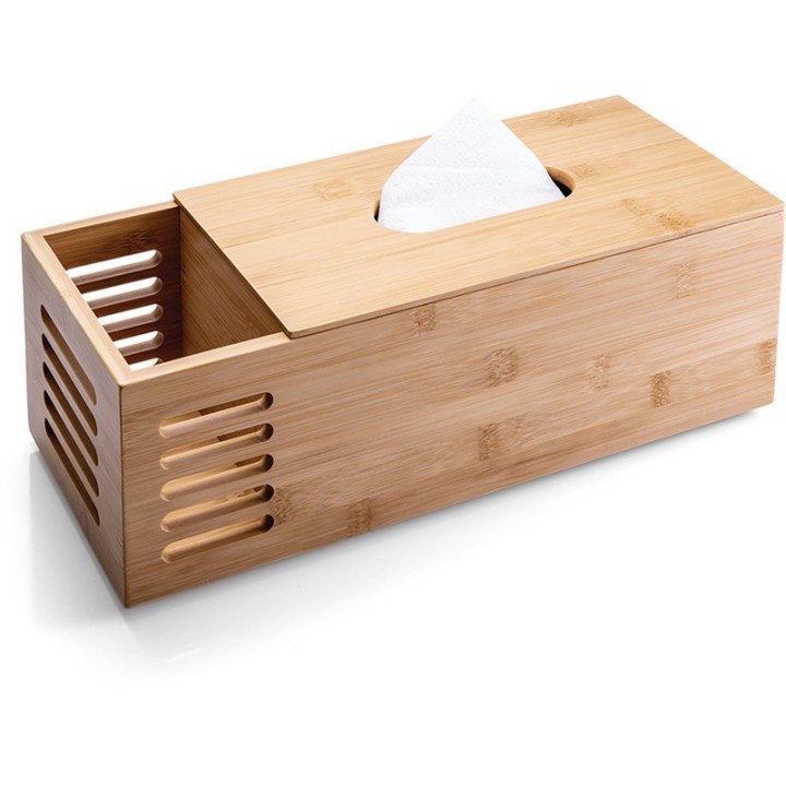 Officemate® Bamboo Rectangular Tissue Box
