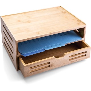 Officemate® Bamboo Drawer Organizer, Base and Drawer