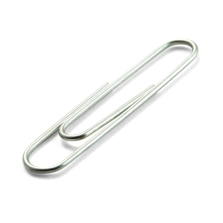 Officemate® Paper Clips, Premium #1, 100 Per Box, 10 Boxes