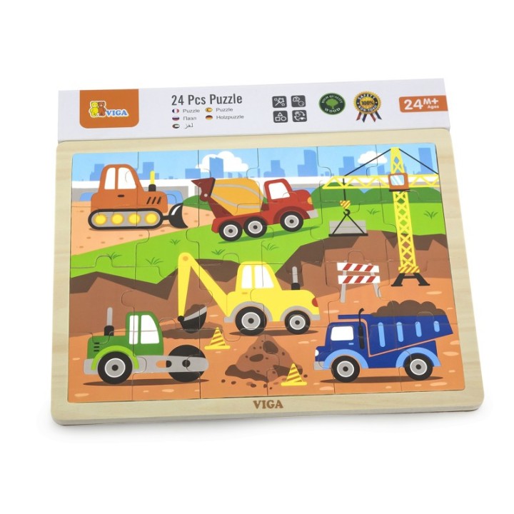 The Original Toy Company Construction Vehicles Classic Jigsaw Puzzle