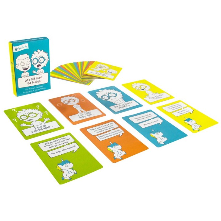 Open the Joy Let's Talk!: Conversation Starters for Kids to Discuss Feelings