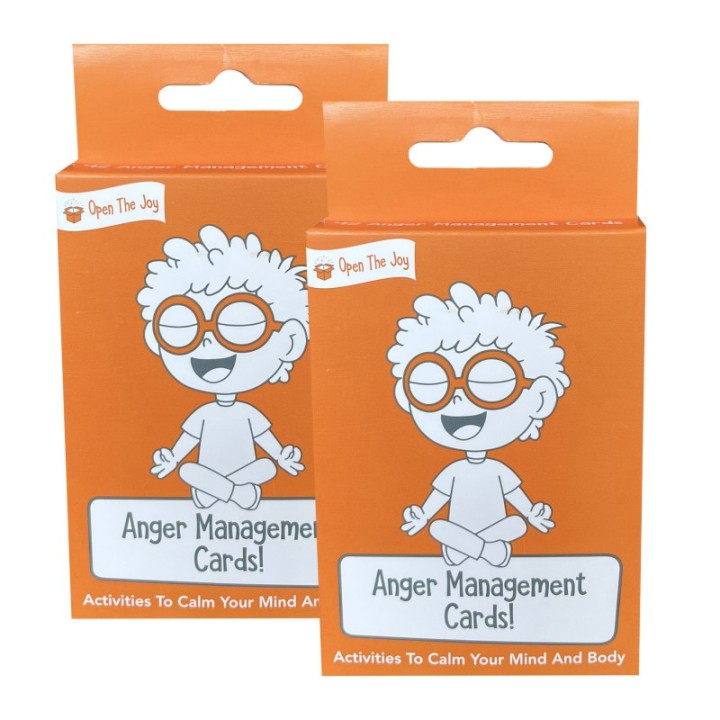 Open the Joy Anger Management Cards, 2 Sets