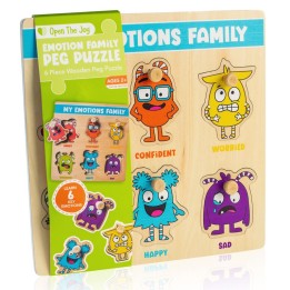 Open the Joy My Emotions Family Peg Puzzle