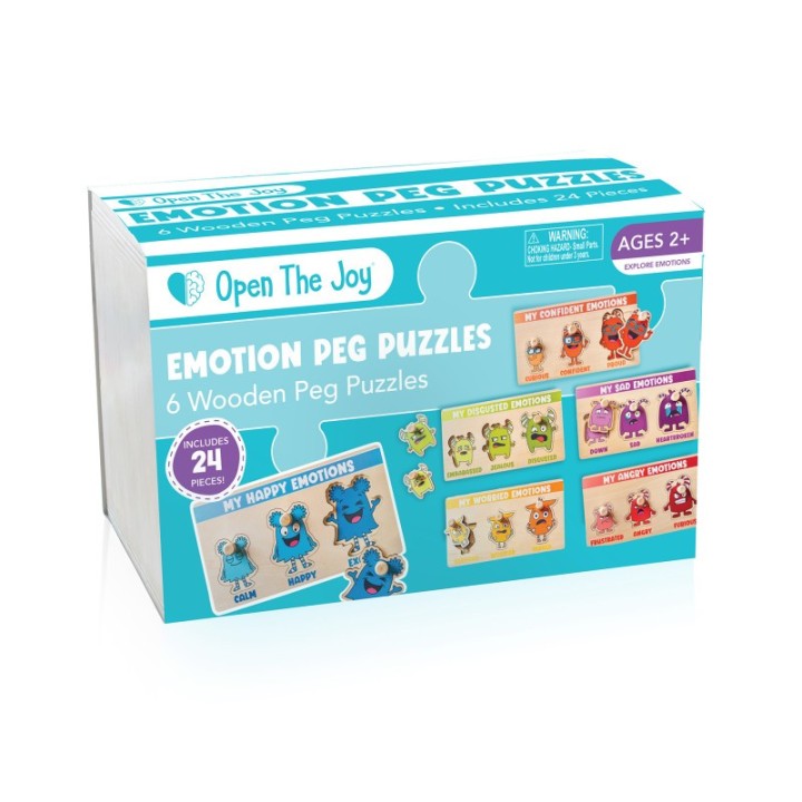 Open the Joy My Emotion Levels Peg Puzzles