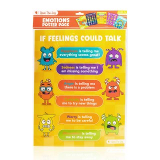 Open the Joy Emotions Poster Pack, 11" x 14", 5 Posters