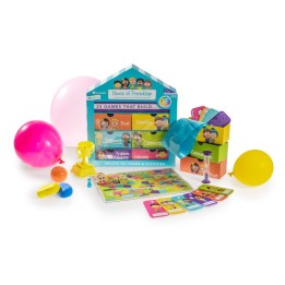 Open the Joy House of Friendship, DIY Friendship Playhouse Kit for Kids