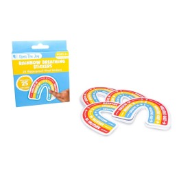 Open the Joy Rainbow Breathing Sticker Class Pack, 25 Stickers