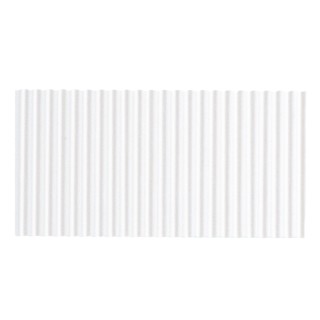 Corobuff® Corrugated Paper, White, 48" x 25', 1 Roll