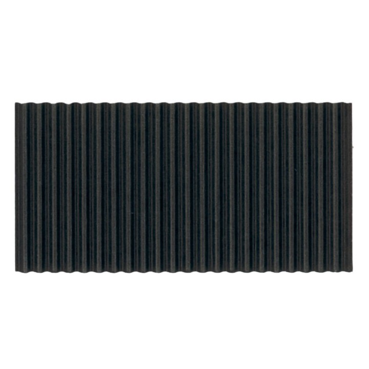 Corobuff® Corrugated Paper, Black, 48" x 25', 1 Roll