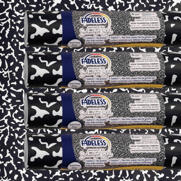 Fadeless® Schoolgirl Style Bulletin Board Paper, 48" x 12', Senior Year, 4 Rolls
